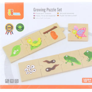 Dřevěné puzzle - evoluce