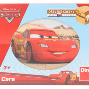 Dřevěné kostky - Cars ve světě 12