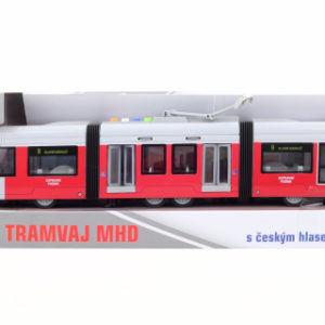 Tramvaj na setrvačník se světlem a hudbou