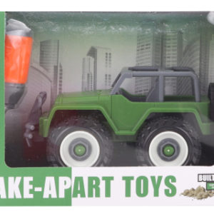 Šroubovací jeep v krabici