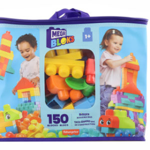 Mega Blocks Pořádně velký pytel kostek - modrý (150) HHM96