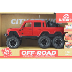 Jeep červený na baterie