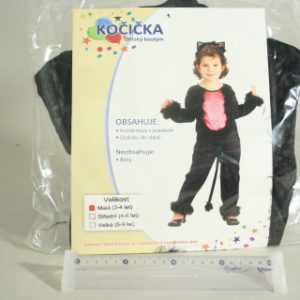 Šaty na karneval - Kočička, 92-104 cm