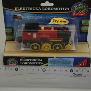 Maxim Elektrická lokomotiva červená