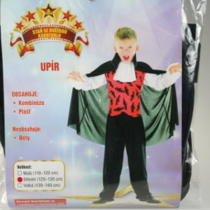 Šaty na karneval - Upír 120 - 130 cm