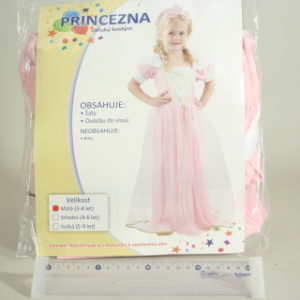 Šaty na karneval - Princezna, 92-104 cm