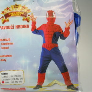 Šaty Pavoučí hrdina 130 - 140 cm