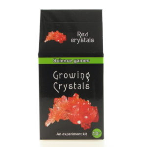 Mini chemická sada - rostoucí krystaly - červené