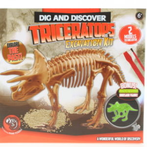 Tesání Dino svítící Triceratops