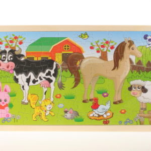 Puzzle zvířátka dřevo