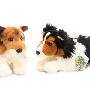 Plyš Pes Sheltie 2 druhy