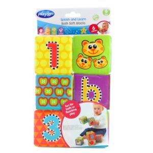 Playgro - Měkké pěnové kostky nové 6ks
