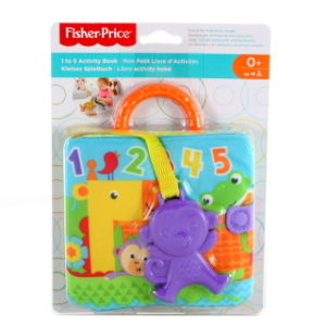 Fisher Price Měkká knížka se zvířátky FGJ40