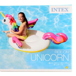 INTEX Vodní vozidlo jednorožec 200 x 140 x 97 cm 57561