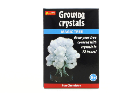 Rostoucí krystaly bílý strom Rostoucí krystaly bílý strom