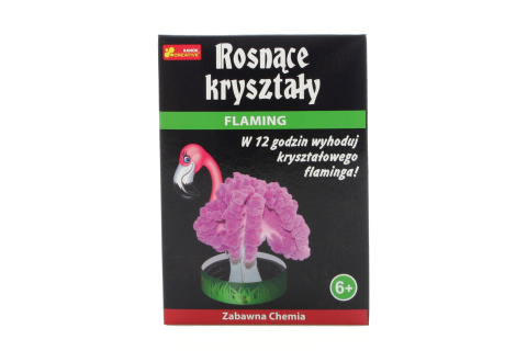 Rostoucí krystaly plameňák Rostoucí krystaly plameňák