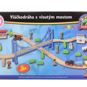 Maxim Vláčkodráha s visutým mostem - 57ks